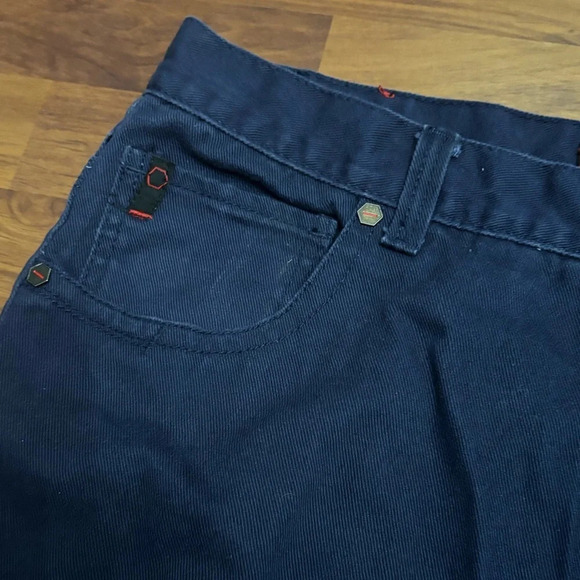 Southpole Y2K Relaxed Fit Dark Navy Jeans Straight Leg Baggy Skater Size 42x32 - Picture 3 of 12